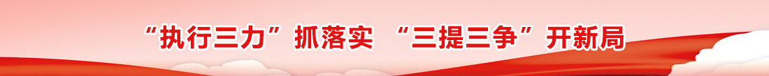 “執行三力”抓落實 “三提三爭”開新局